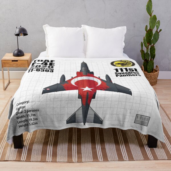 Item preview, TuAF F-4E 2020【TERMİNATÖR】 Phantom II Fighter Jet SQUARE SEAT HD 4C Illustration designed and sold by MIL-ART-JPN.