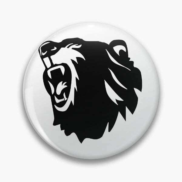 Item preview, Roaring Bear head Silhouette designed and sold by MagnoliaLake.