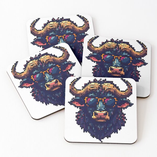 Item preview, Mighty Pixels: Cape Buffalo in Style designed and sold by NaturePixel.