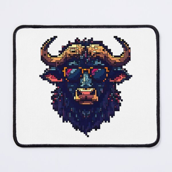 Item preview, Mighty Pixels: Cape Buffalo in Style designed and sold by NaturePixel.