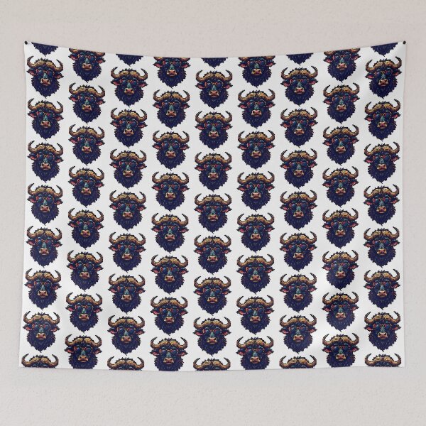 Item preview, Mighty Pixels: Cape Buffalo in Style designed and sold by NaturePixel.