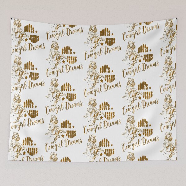 Item preview, Boots, Jeans, and Cowgirl Dreams - Western Graphic designed and sold by handsoftime2020.