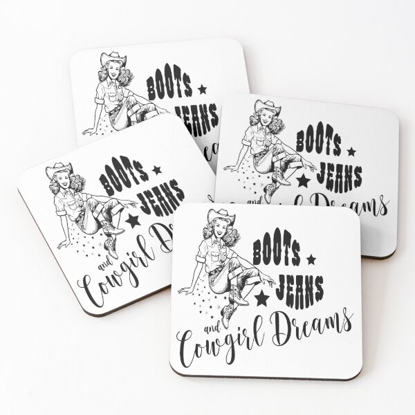 Item preview, Boots, Jeans, and Cowgirl Dreams - Western Graphic designed and sold by handsoftime2020.