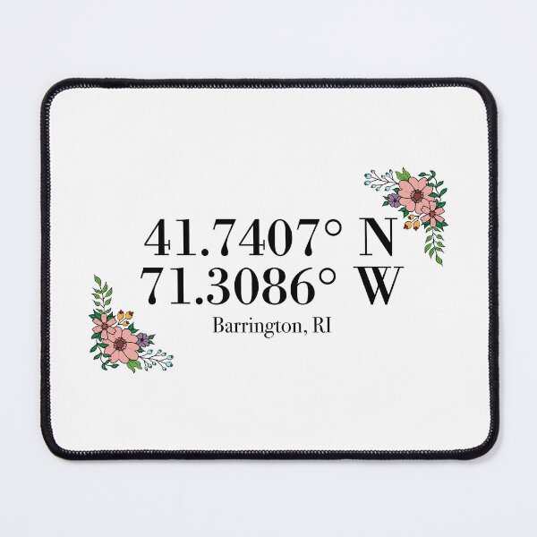 Item preview, Barrington, RI Coordinates designed and sold by mynameisliana.