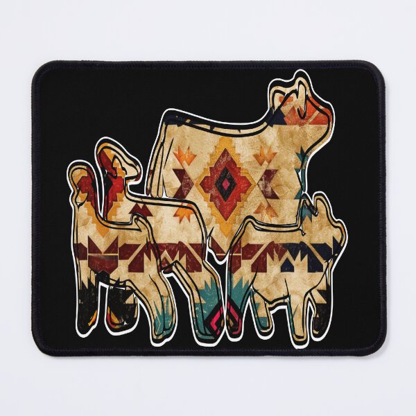 Item preview, Livestock Show Animals - Aztec Design designed and sold by handsoftime2020.