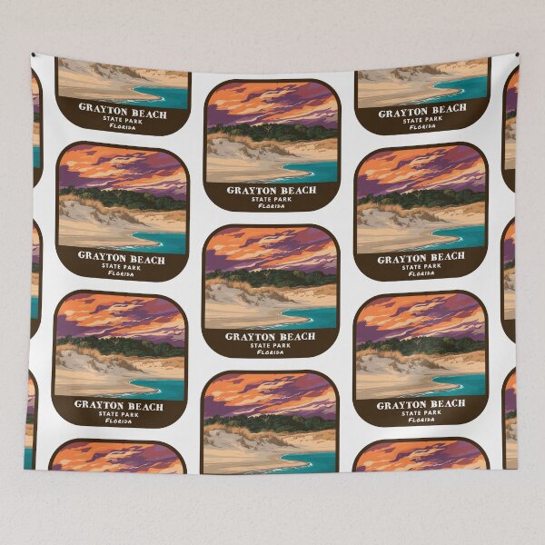 Item preview, Vintage Grayton Beach State Park (Florida State Park) designed and sold by RabbitK.