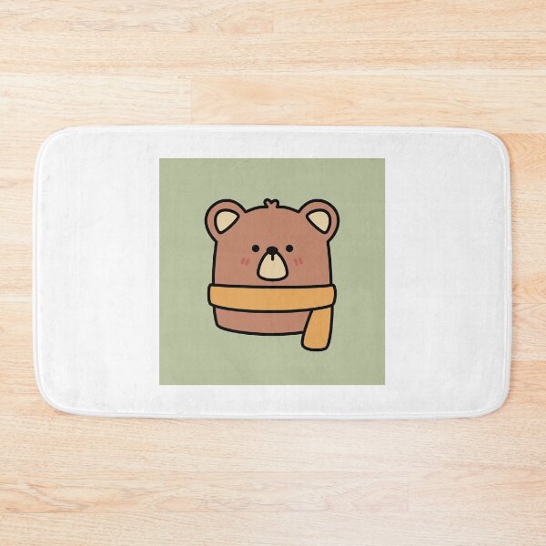 Item preview, Brown bear with scarf designed and sold by YQvibe Studio.