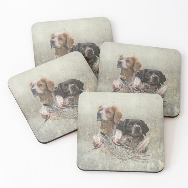Item preview, The Brittany Spaniels,  French Brittany, Bird dog, Art designed and sold by TammyHunterArt.