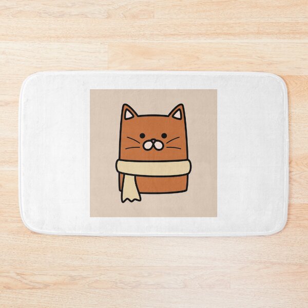 Item preview, orange cat with scarf designed and sold by YQvibe Studio.