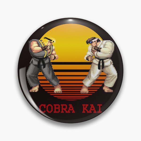 Artikelvorschau, Cobra Kai x Street Fighter 8-Bit-Edition entworfen und verkauft von blackbean21.