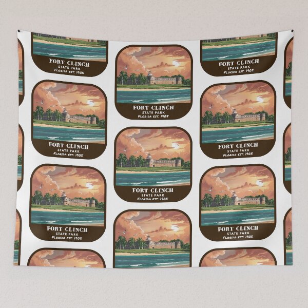 Item preview, Vintage Fort Clinch State Park (Florida State Park) designed and sold by RabbitK.
