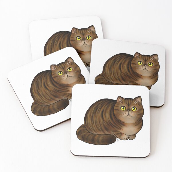 Item preview, Cat - Exotic Shorthair - Brown Tabby designed and sold by Jennifer Stolzer.