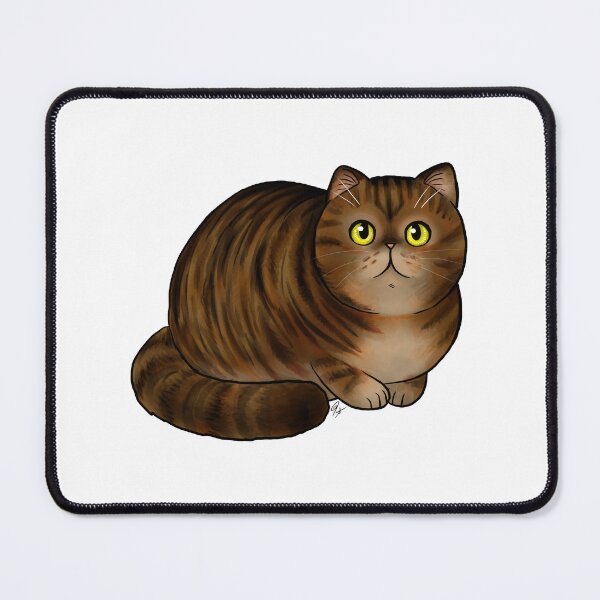 Item preview, Cat - Exotic Shorthair - Brown Tabby designed and sold by Jennifer Stolzer.