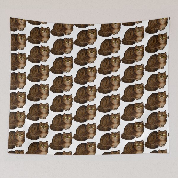 Item preview, Cat - Exotic Shorthair - Brown Tabby designed and sold by Jennifer Stolzer.