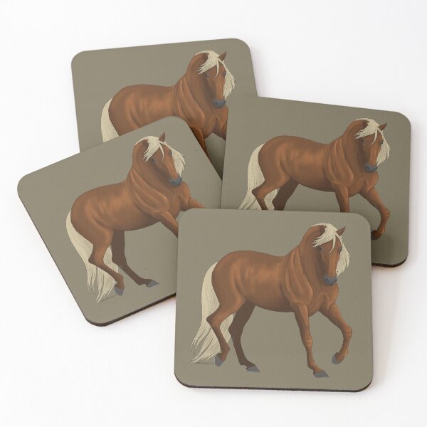 Item preview, Beautiful Chestnut Andalusian Horse with Flaxen Mane and Tail designed and sold by DappledMoon.