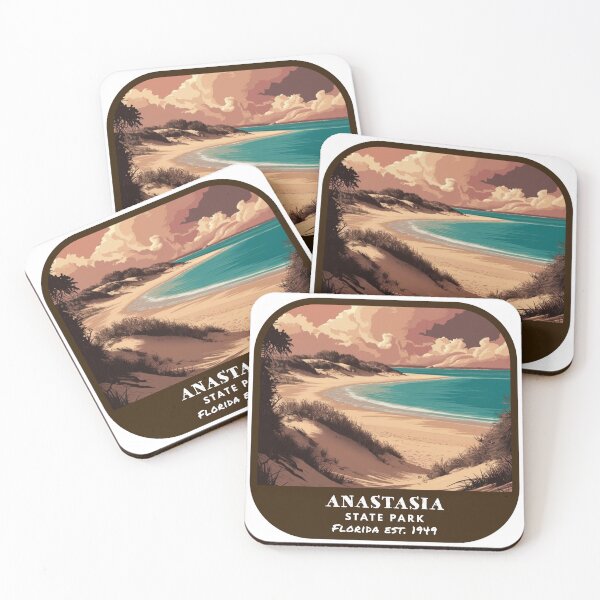 Item preview, Vintage Anastasia State Park (Florida State Park) designed and sold by RabbitK.