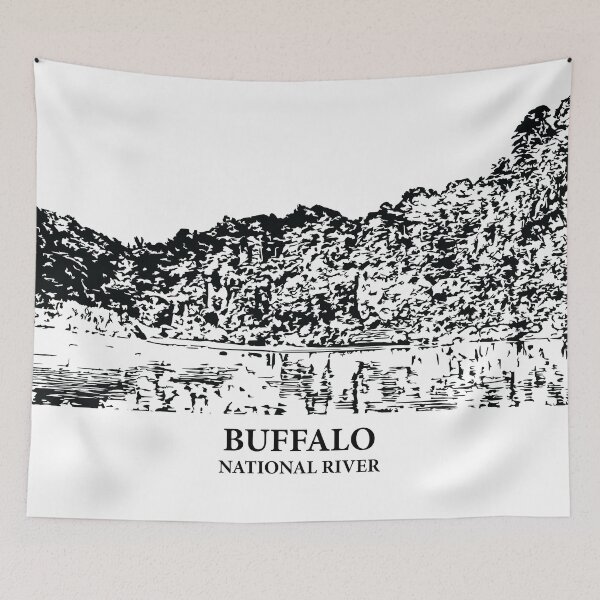 Item preview, Buffalo National River designed and sold by Lakeric Cityscapes.
