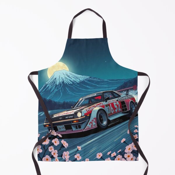 Artikelvorschau, Japanisches Driftauto, Fujisan, Kirschblüten entworfen und verkauft von tshirtart2024.