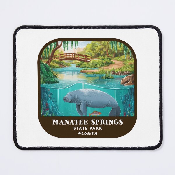 Item preview, Vintage Manatee Springs State Park (Florida State Park) designed and sold by RabbitK.