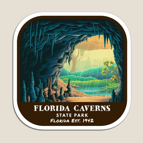 Item preview, Vintage Florida Caverns State Park (Florida State Park) designed and sold by RabbitK.