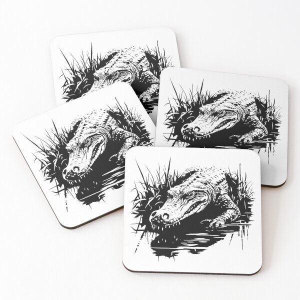 Item preview, Saltwater Nile Crocodile Alligator Reptile Hunt Predator designed and sold by inkoutninja.