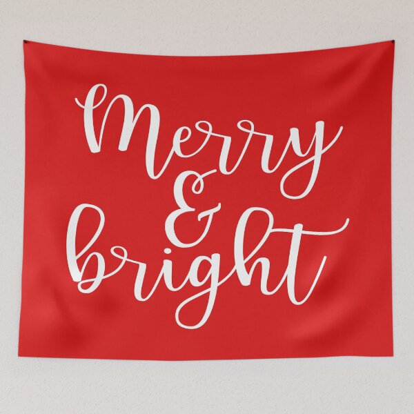 Item preview, Merry and Bright Christmas designed and sold by kripalsutariya.