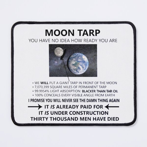 Item preview, Moon Tarp Funny Meme Shirt designed and sold by QuinnGinger.