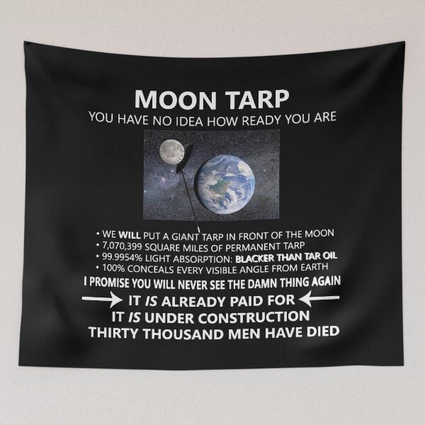 Item preview, Copy of Moon Tarp Funny Meme Shirt designed and sold by QuinnGinger.