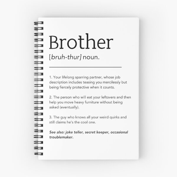 Item preview, Brother Quote | Brother Definition | Gifts for Brother | designed and sold by CatCreatesDIY.