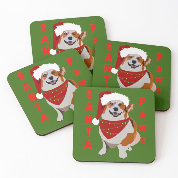 Item preview, Santa paws Christmas corgi  designed and sold by CATC0MMANDER.