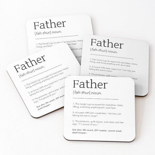 Item preview, Father Quote | Father Definition | Gifts for Dad | designed and sold by CatCreatesDIY.
