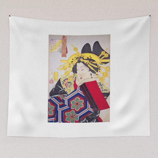 Item preview, A Lithe-Looking Woman – Yoshitoshi (1888) designed and sold by Kina-design.