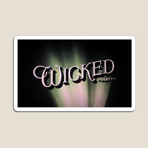 Item preview, Wicked Title Screen Sticker designed and sold by silsketches.