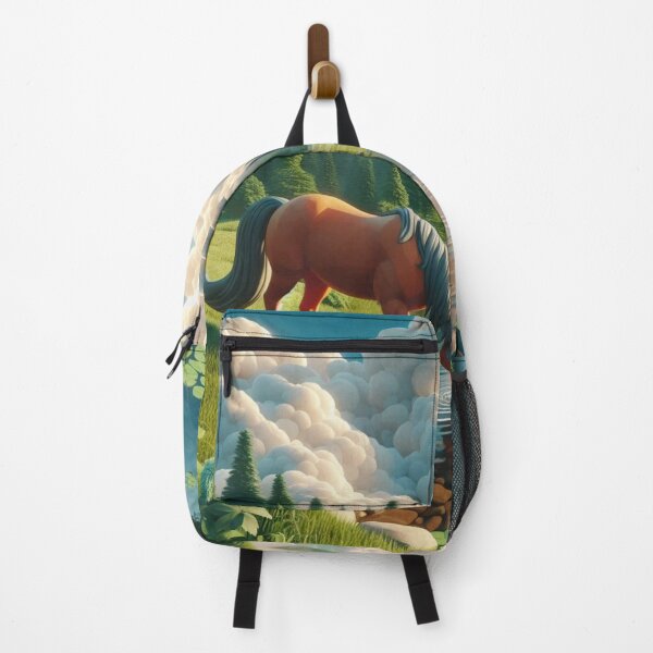 Item preview, Majestic Horse Drinking from Tranquil Lake in Lush Meadow designed and sold by choder61.