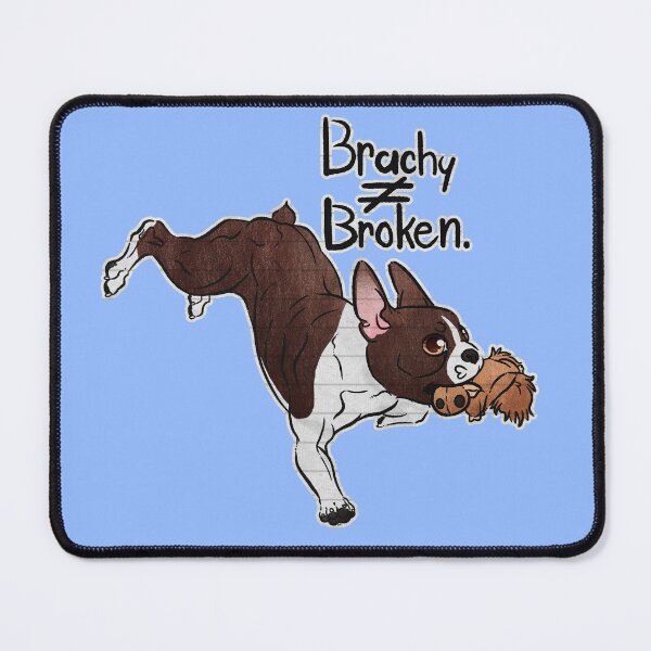 Item preview, Brachy (Doesn’t Equal) Broken (seal + White Boston Terrier) designed and sold by Sparklepupfaeri.