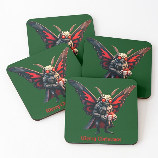 Item preview, Mothman Christmas designed and sold by Smile More Art Store ⭐️⭐️⭐️⭐️⭐️.