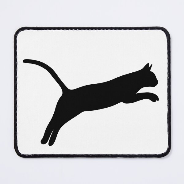 Item preview, Mystique of the Feline: An Elegant Cat Silhouette in Jump, Unique designed and sold by villacreativa.