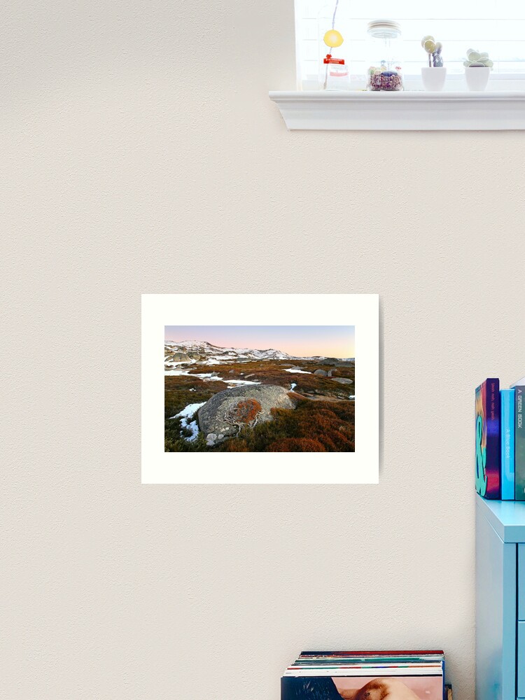 Thumbnail 2 of 3, Art Print, Wind swept valley, Kosciuszko Nat. Park, Australia designed and sold by Chockstone.