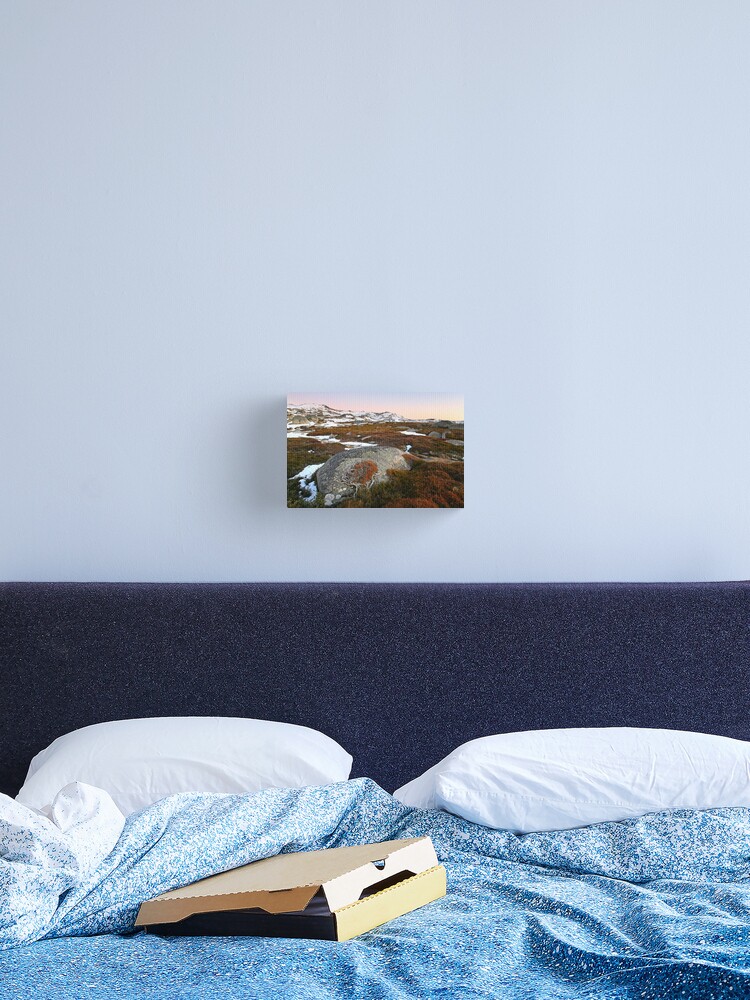 Thumbnail 2 of 3, Canvas Print, Wind swept valley, Kosciuszko Nat. Park, Australia designed and sold by Chockstone.