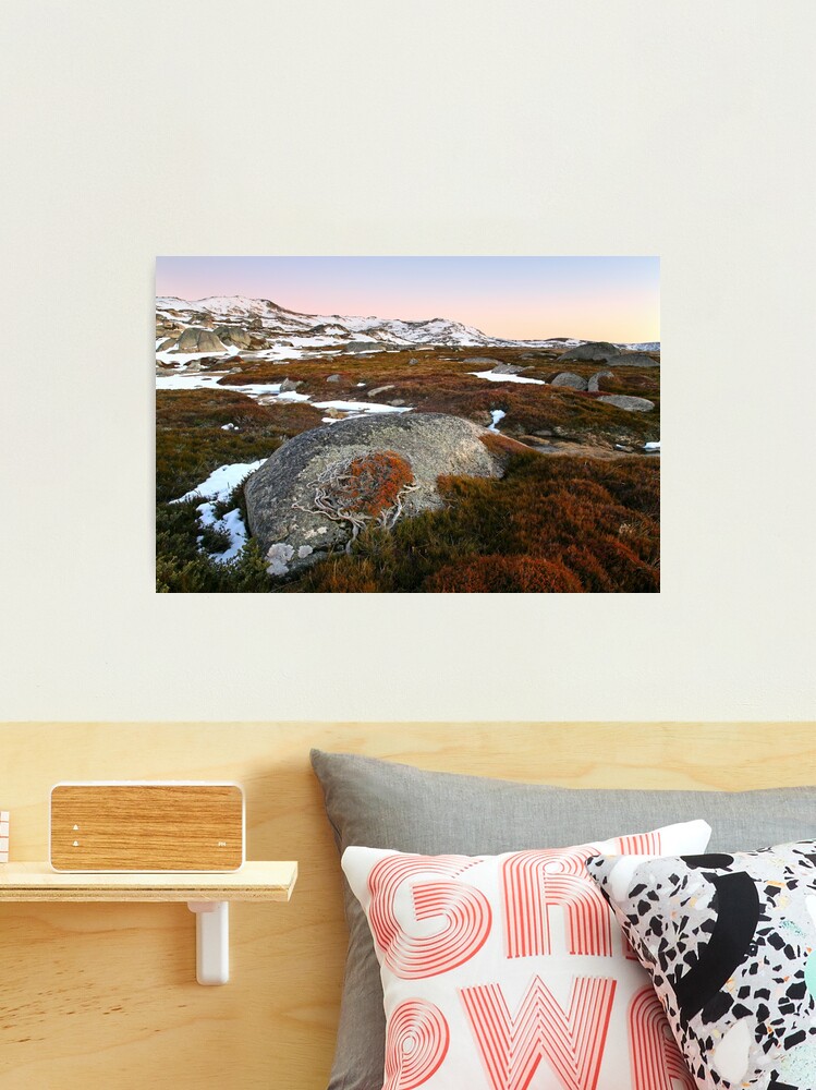 Thumbnail 1 of 3, Photographic Print, Wind swept valley, Kosciuszko Nat. Park, Australia designed and sold by Chockstone.