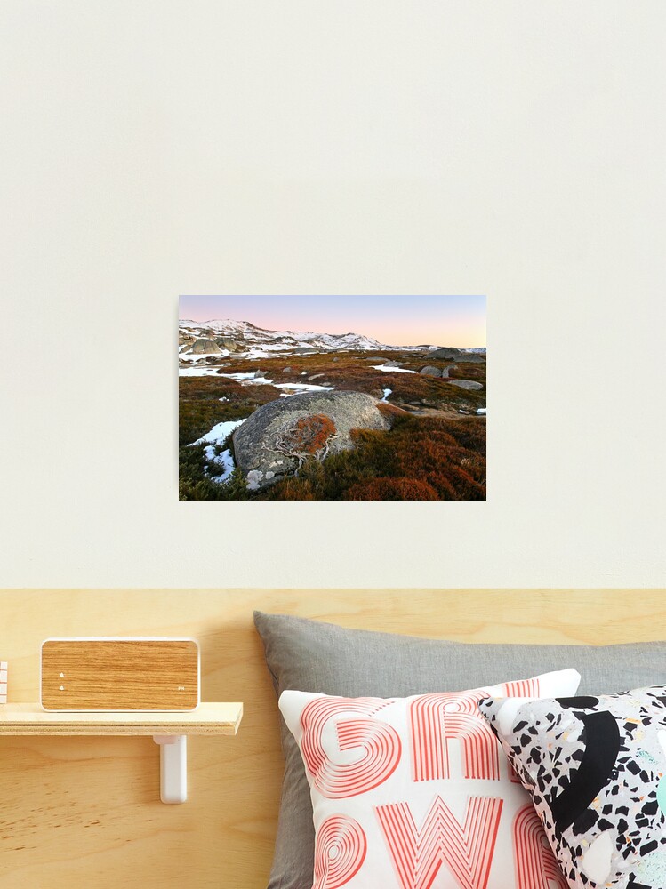 Thumbnail 1 of 3, Photographic Print, Wind swept valley, Kosciuszko Nat. Park, Australia designed and sold by Chockstone.