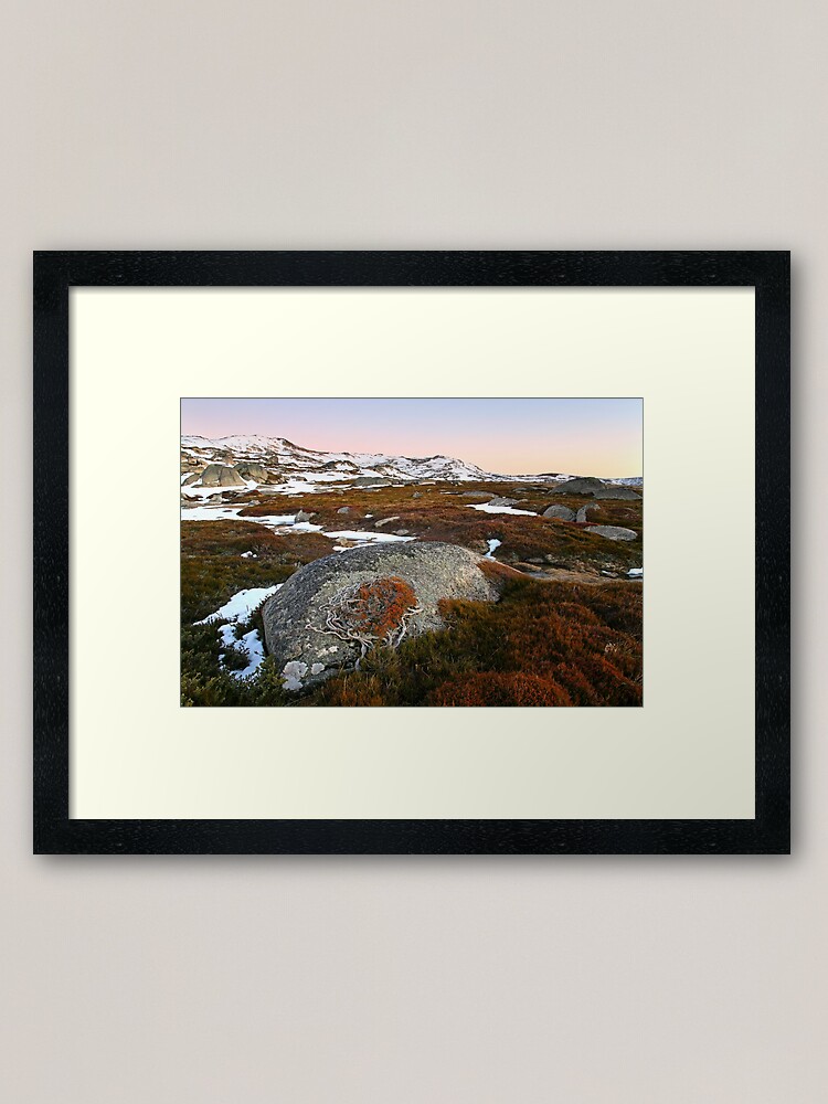 Thumbnail 1 of 7, Framed Art Print, Wind swept valley, Kosciuszko Nat. Park, Australia designed and sold by Chockstone.