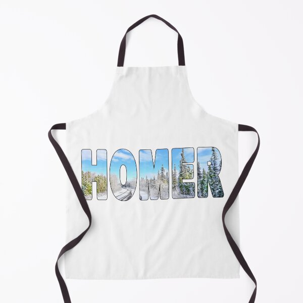 Item preview, HOMER - Alaska USA Beautiful Day Snowy Road Scenery designed and sold by Adam Gormley.