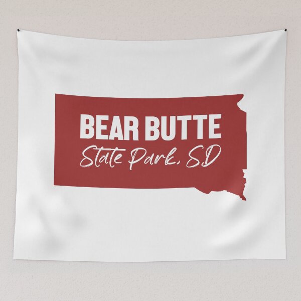Item preview, Bear Butte State Park South Dakota Map designed and sold by bivenart.