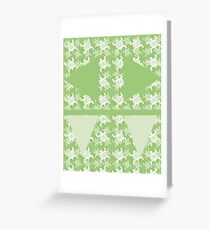 Denkyen Adinkra symbol of adaptability Greeting Card