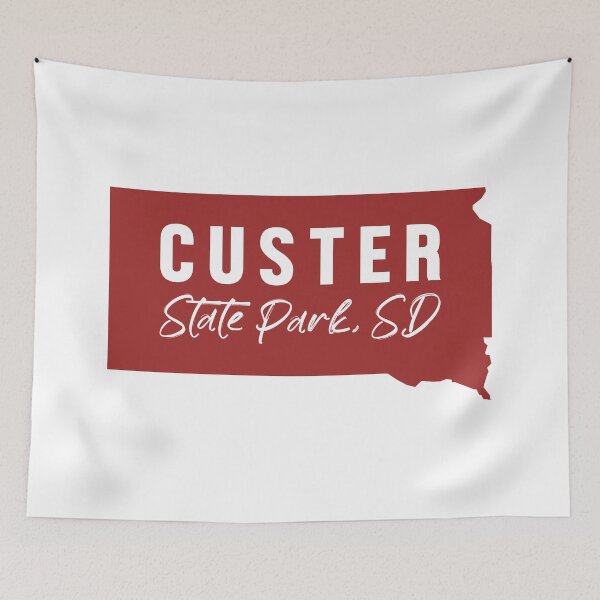 Item preview, Custer State Park South Dakota Map designed and sold by bivenart.