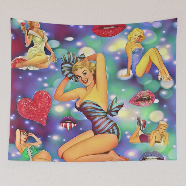 Item preview, Vintage Pin Up Girls designed and sold by Minxylynx4.
