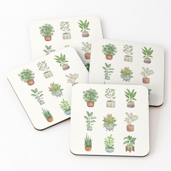 Item preview, House Plant Set - Watercolor - Plant Lovers designed and sold by patternjp.