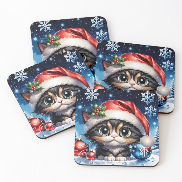 Item preview, Adorable Christmas kitten. designed and sold by nicky2342.