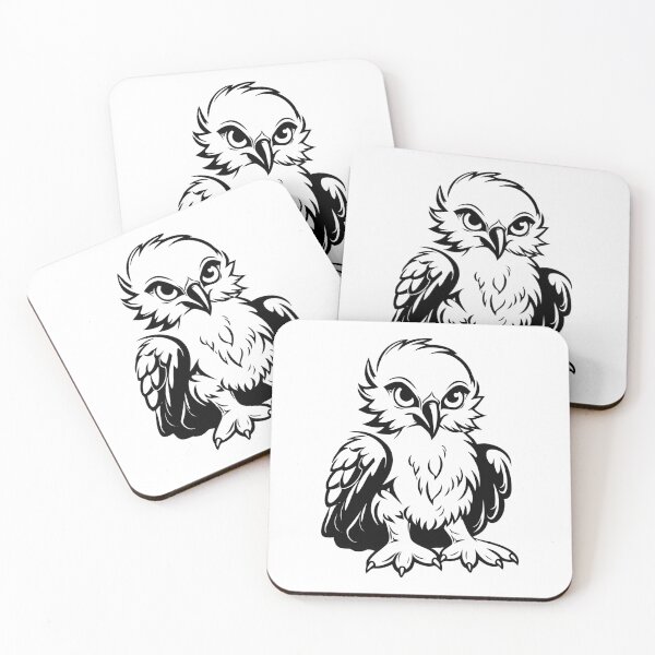 Item preview, Cute Baby Bald Eagle Hatchling Predator Bird Noble Chick designed and sold by inkoutninja.